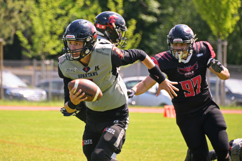 Knappe Nierderlage der Spartans gegen die Owls